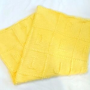 Crocheted Alphabet Baby Afghan